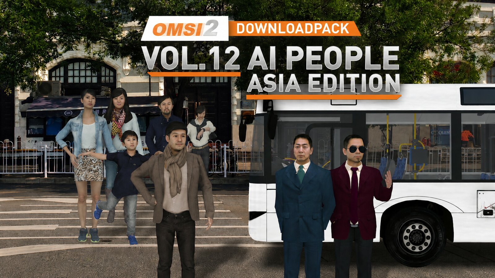 OMSI 2 - Add-on Downloadpack Vol. 12 - AI People - Asia Edition