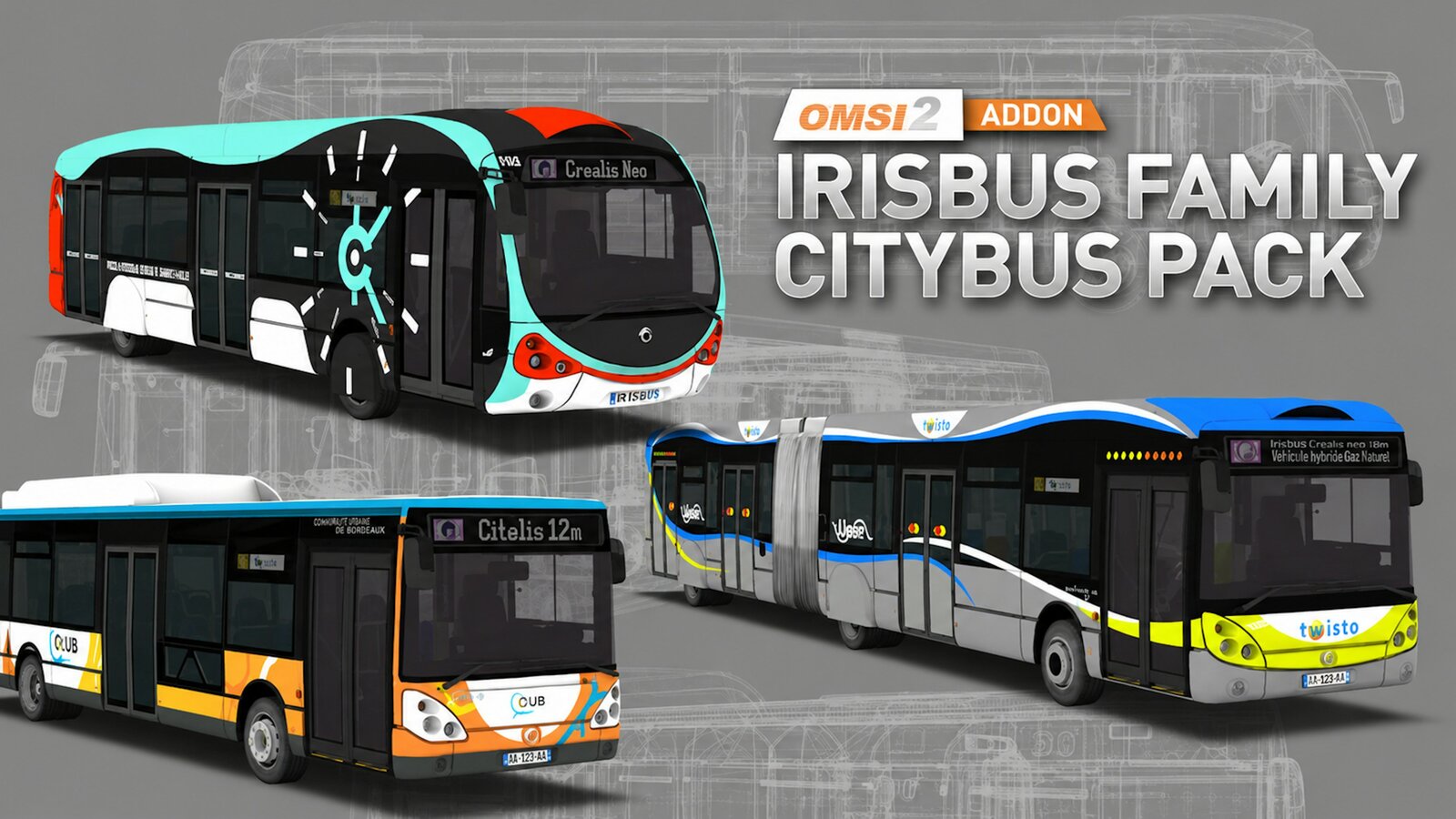 OMSI 2 - Add-on Irisbus Family Citybus Pack