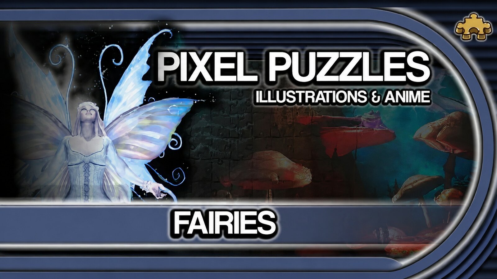 Pixel Puzzles Illustrations & Anime - Jigsaw Pack: Fairies