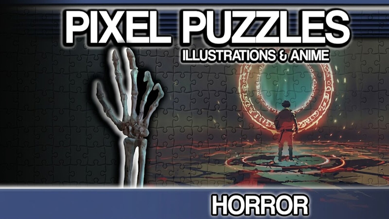 Pixel Puzzles Illustrations & Anime - Jigsaw Pack: Horror