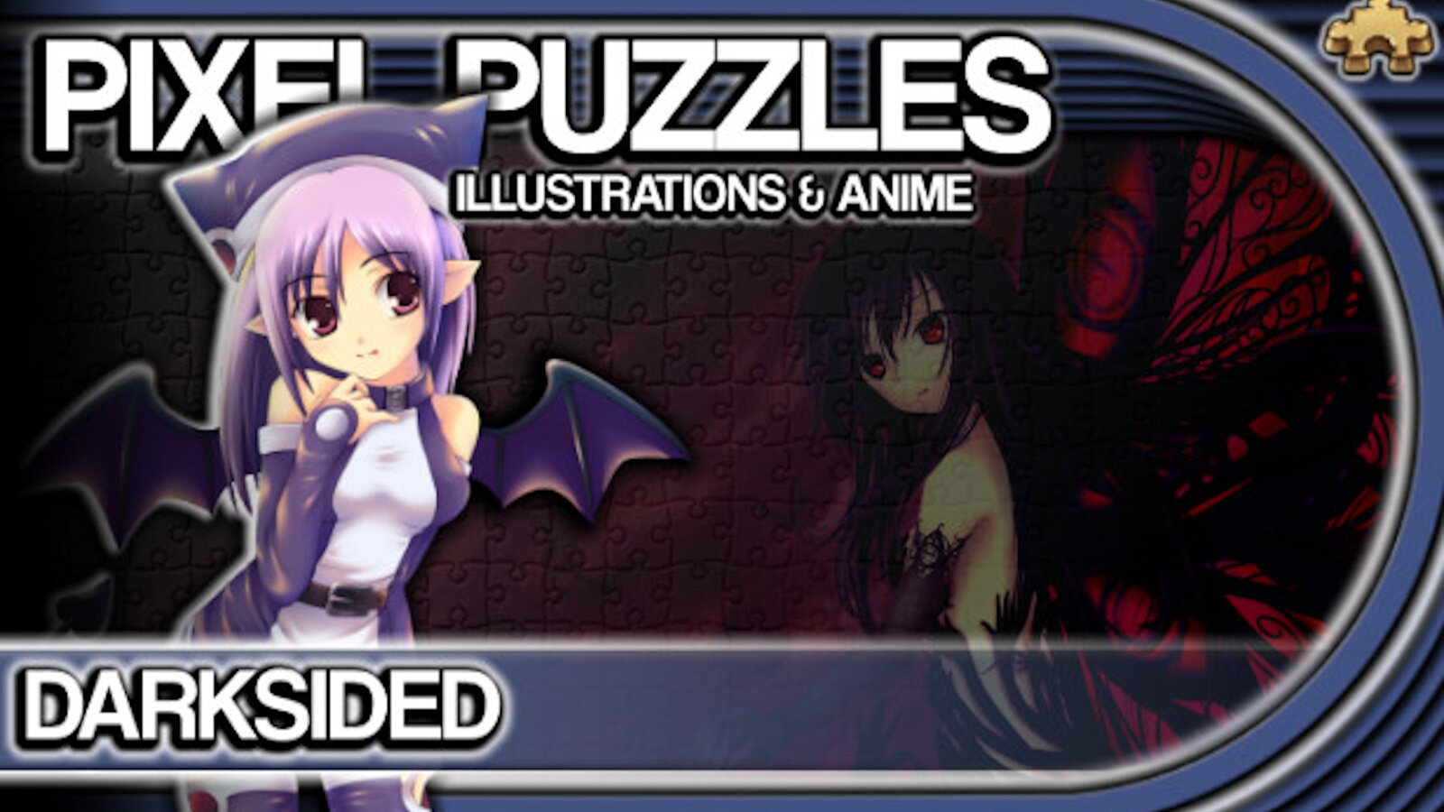 Pixel Puzzles Illustrations & Anime - Jigsaw Pack: Dark Sided
