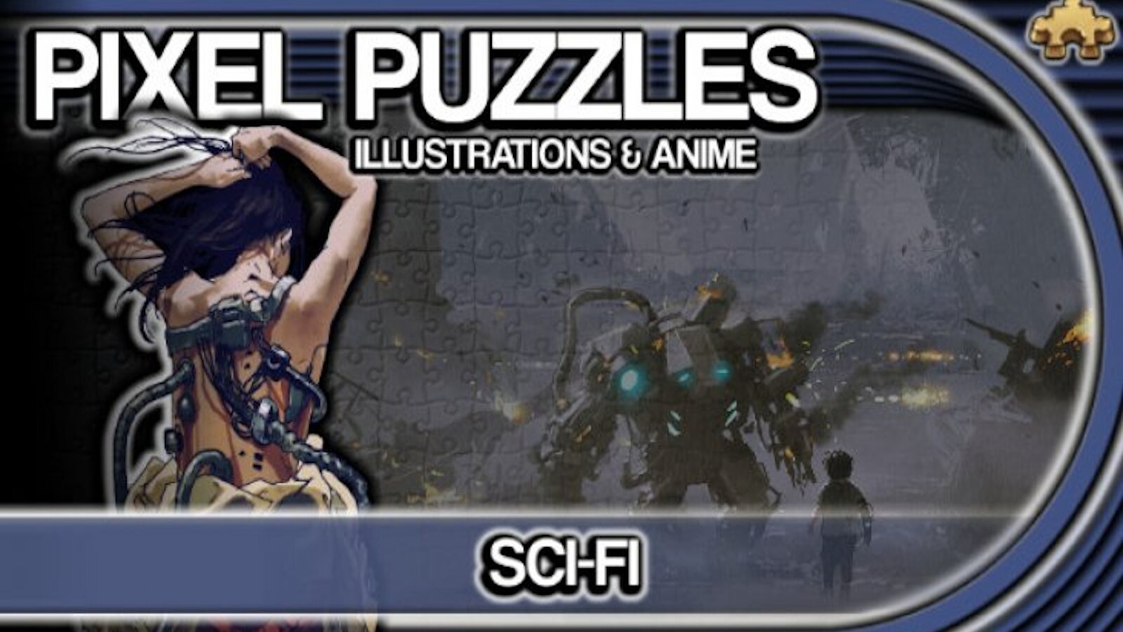 Pixel Puzzles Illustrations & Anime - Jigsaw Pack: Sci-Fi