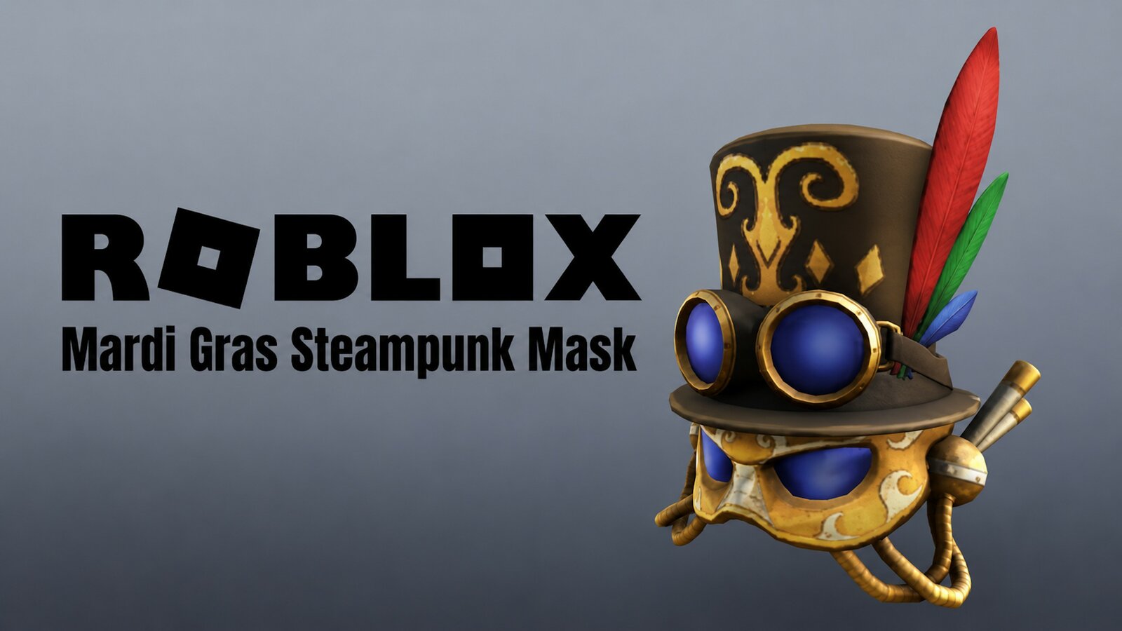 Roblox: Mardi Gras Steampunk Mask