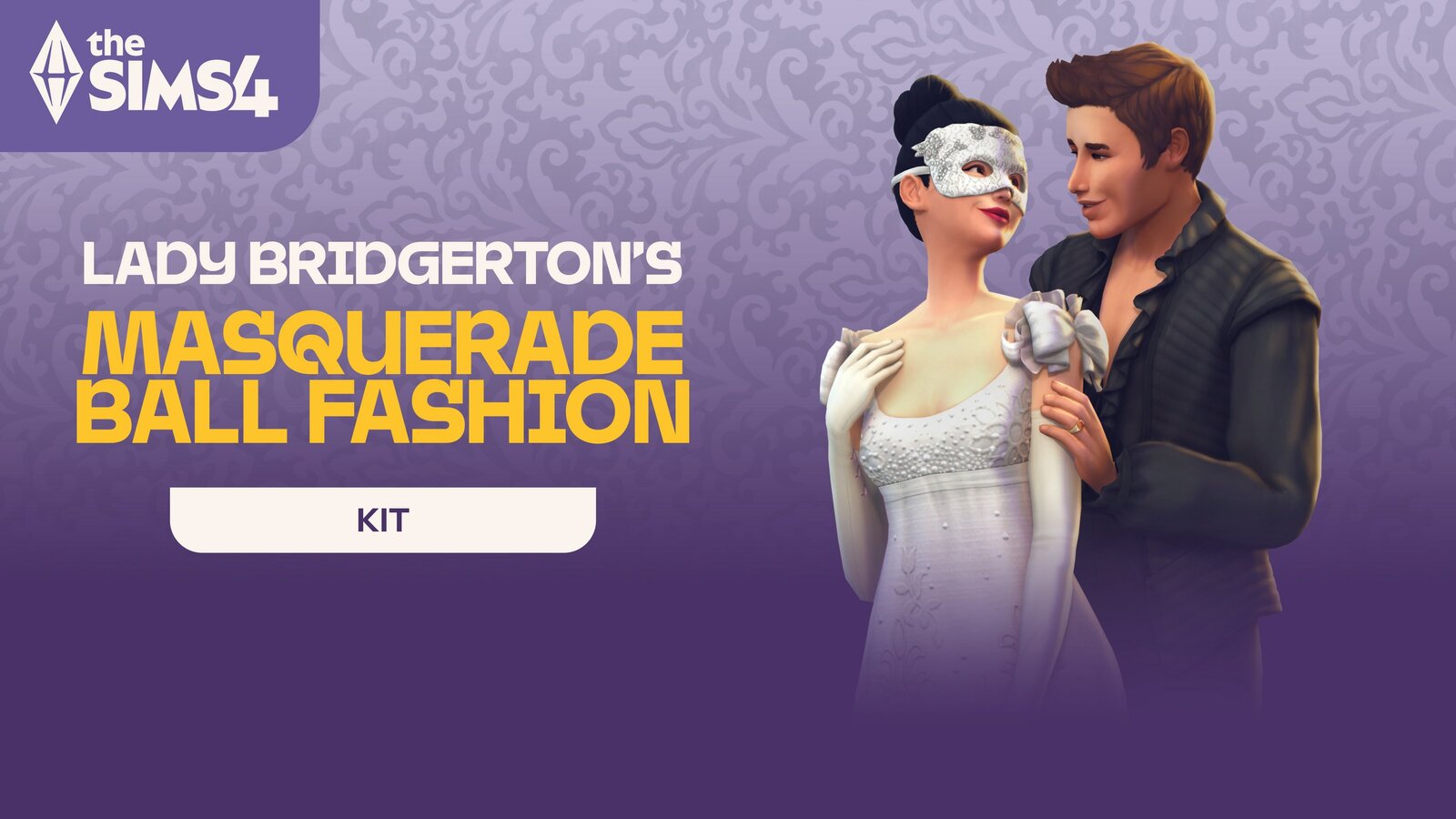 The Sims 4: Lady Bridgerton’s Masquerade Ball Fashion Kit