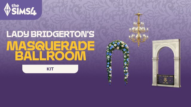 The Sims 4: Lady Bridgerton’s Masquerade Ballroom Kit