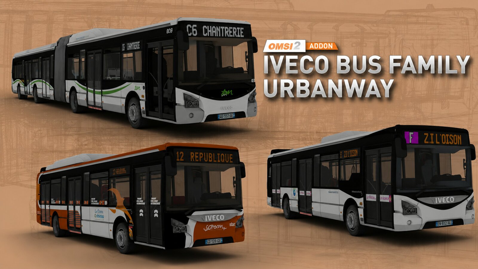 OMSI 2 - Add-on IVECO Bus Family Urbanway