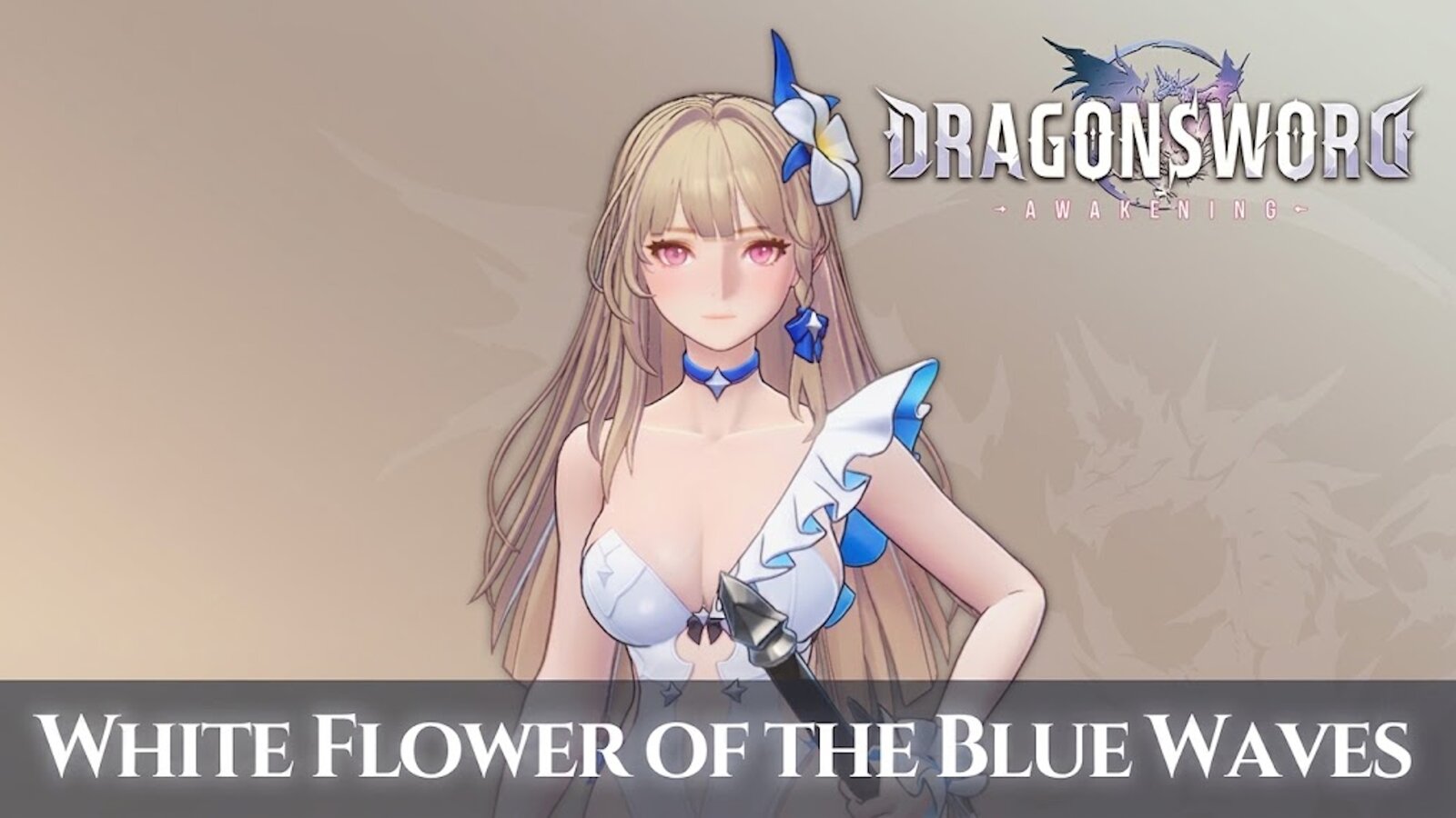 DragonSword : Awakening - Costume : White Flower of the Blue Waves