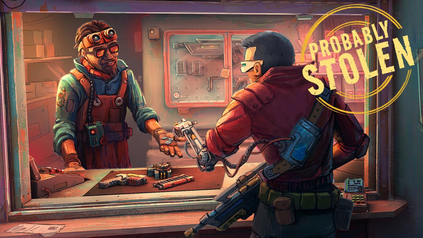Probably Stolen - Cyberpunk Shopkeeper Sim