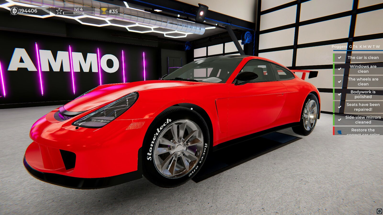 Car Detailing Simulator - AMMO NYC