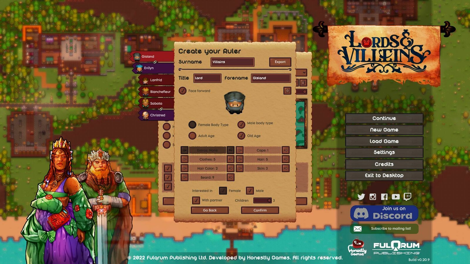 Lords and Villeins: Game + Sountrack