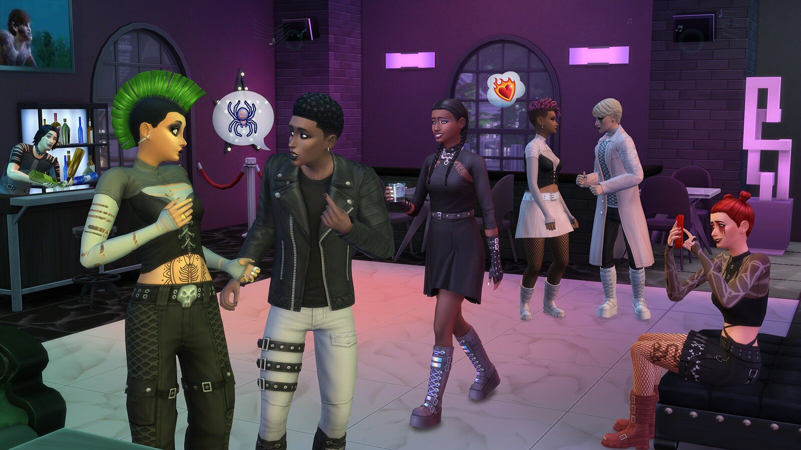The Sims 4 - Goth Galore Kit