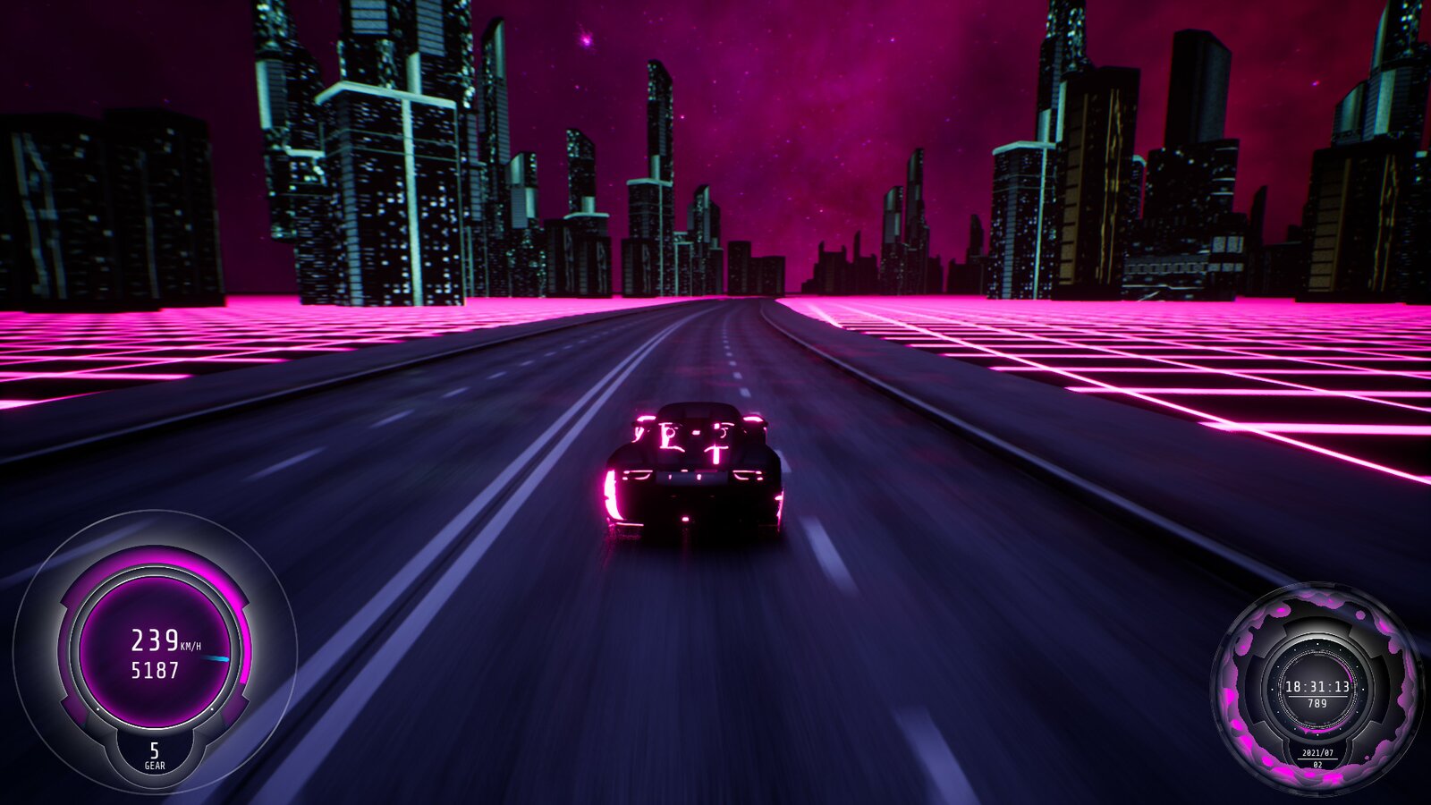 Synthwave Burnout