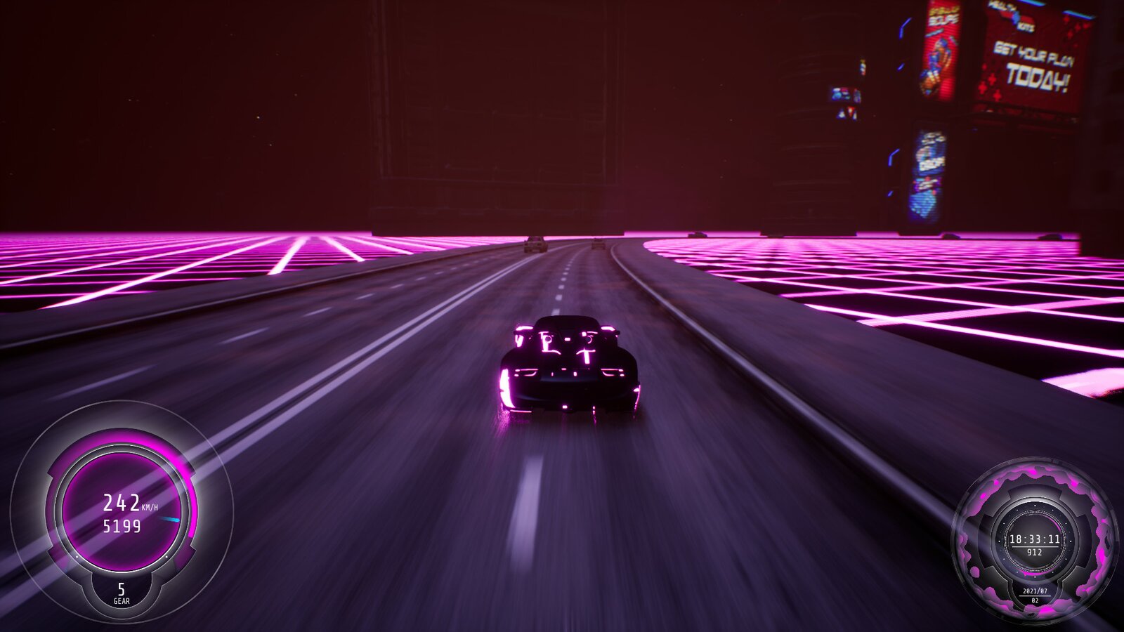 Synthwave Burnout