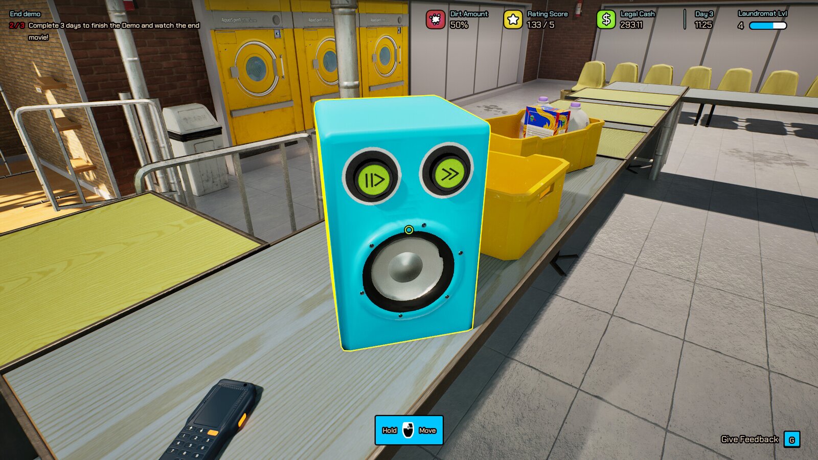 Laundering Simulator - Clean Cash and Laundry