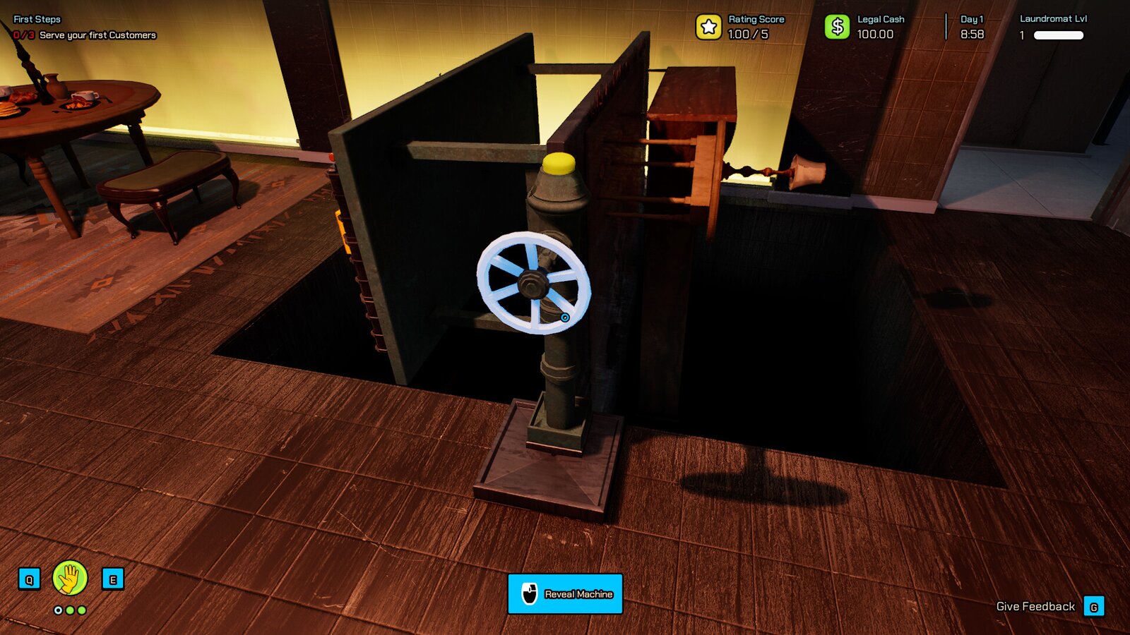 Laundering Simulator - Clean Cash and Laundry