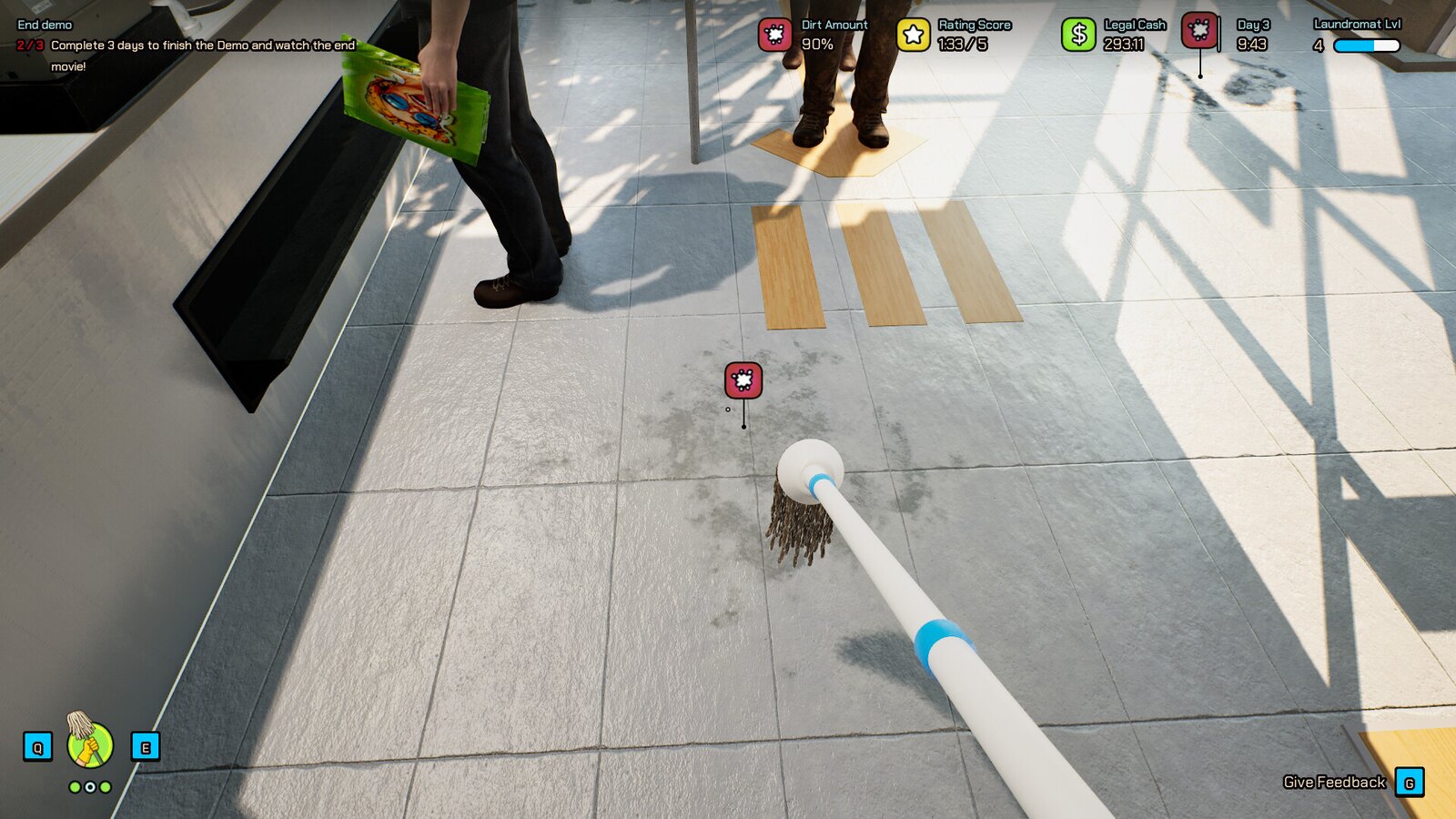 Laundering Simulator - Clean Cash and Laundry