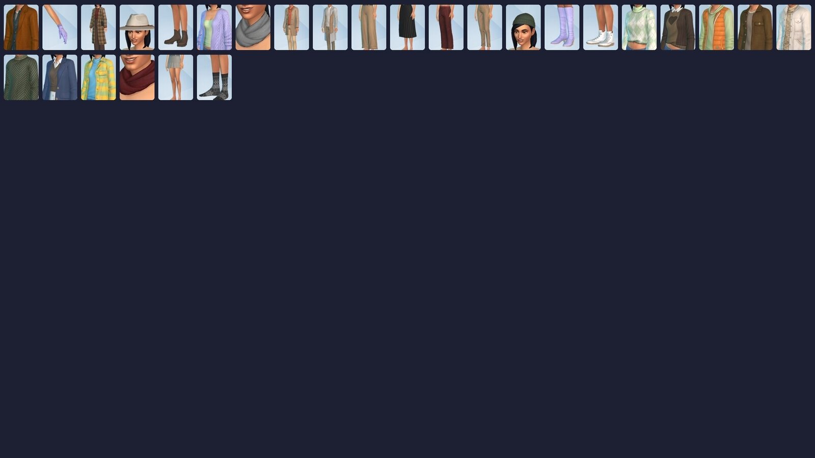 The Sims 4 - Autumn Apparel Kit