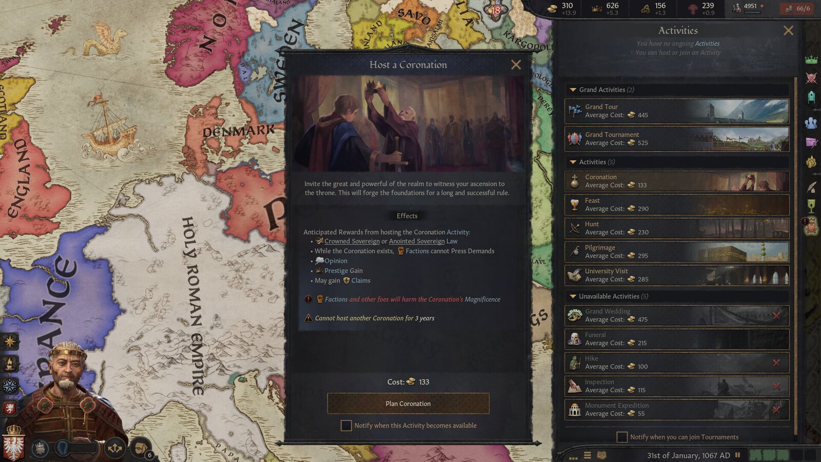 Crusader Kings III: Coronations