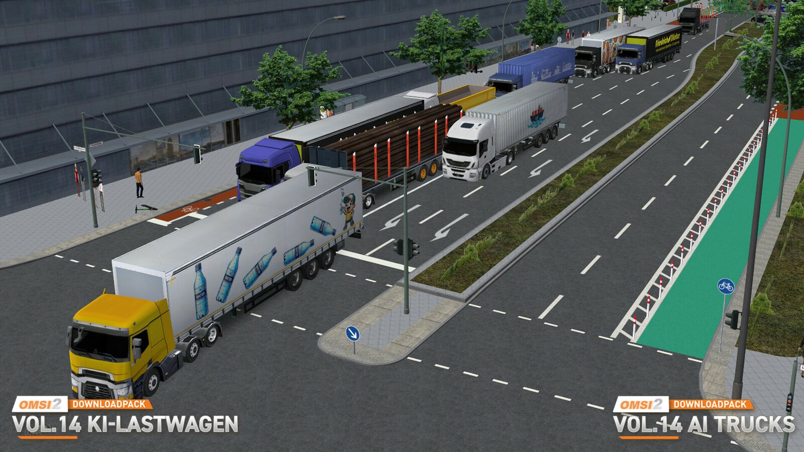 OMSI 2 Add-on Downloadpack Vol. 14 - KI-Lastwagen