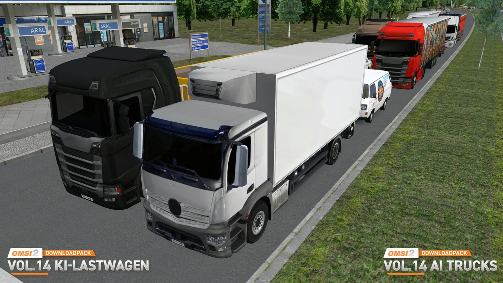 OMSI 2 Add-on Downloadpack Vol. 14 - KI-Lastwagen