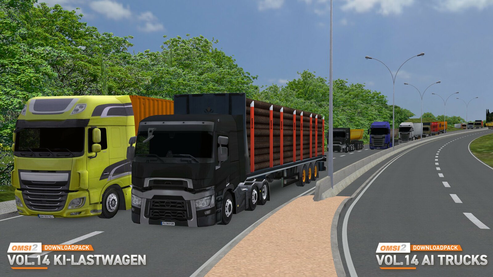 OMSI 2 Add-on Downloadpack Vol. 14 - KI-Lastwagen
