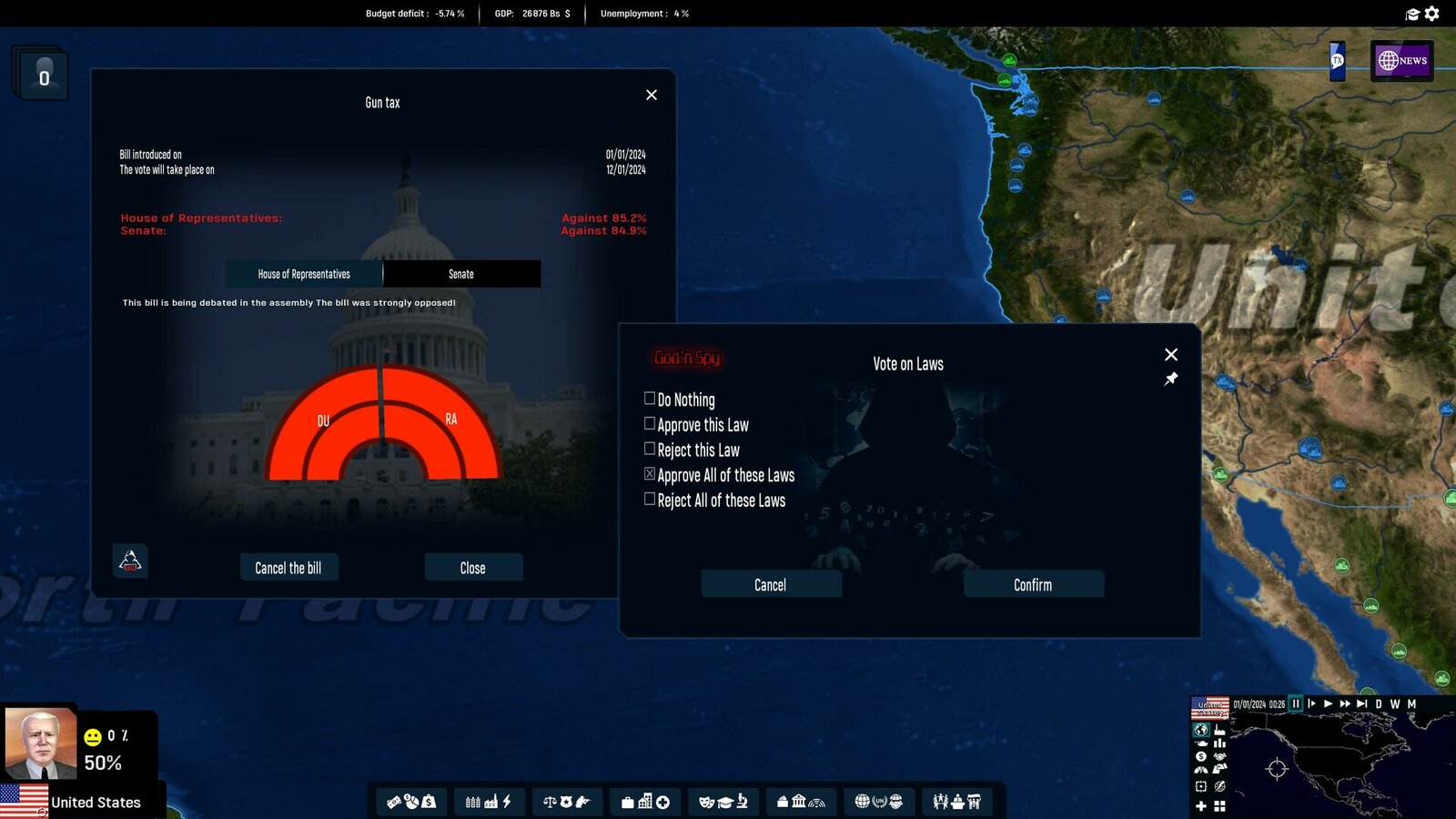 God'n Spy Add-on - Geo-Political Simulator 5