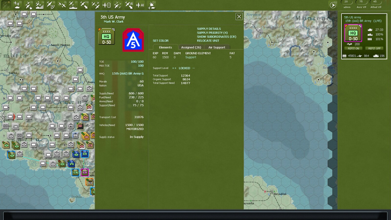 Gary Grigsby's War in the West: Operation Torch