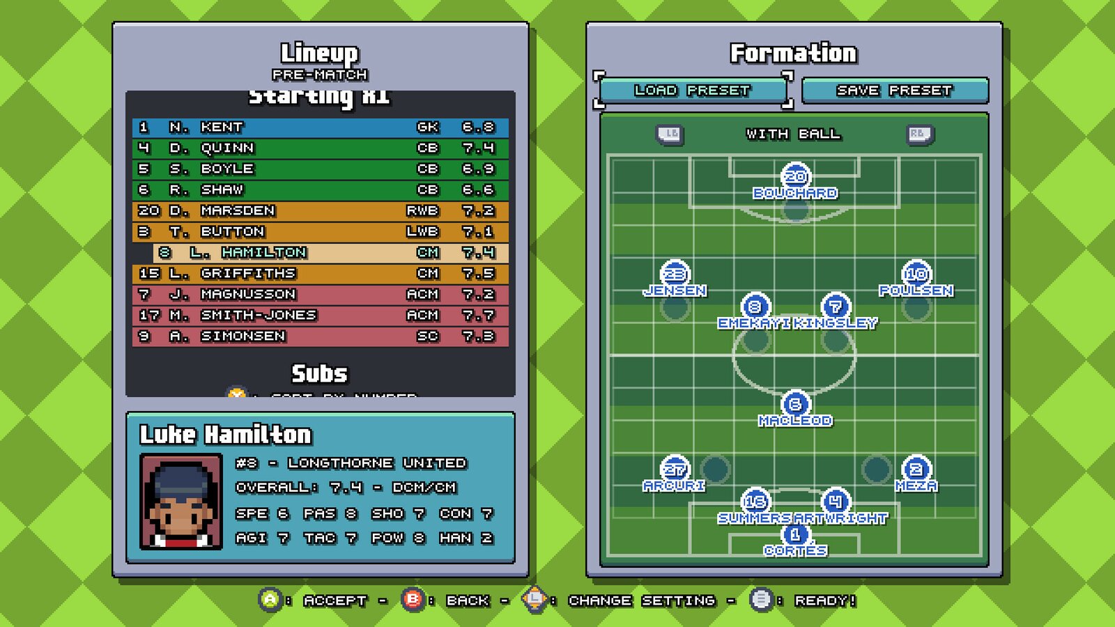 Bang Average Football - Play, Manage, Create