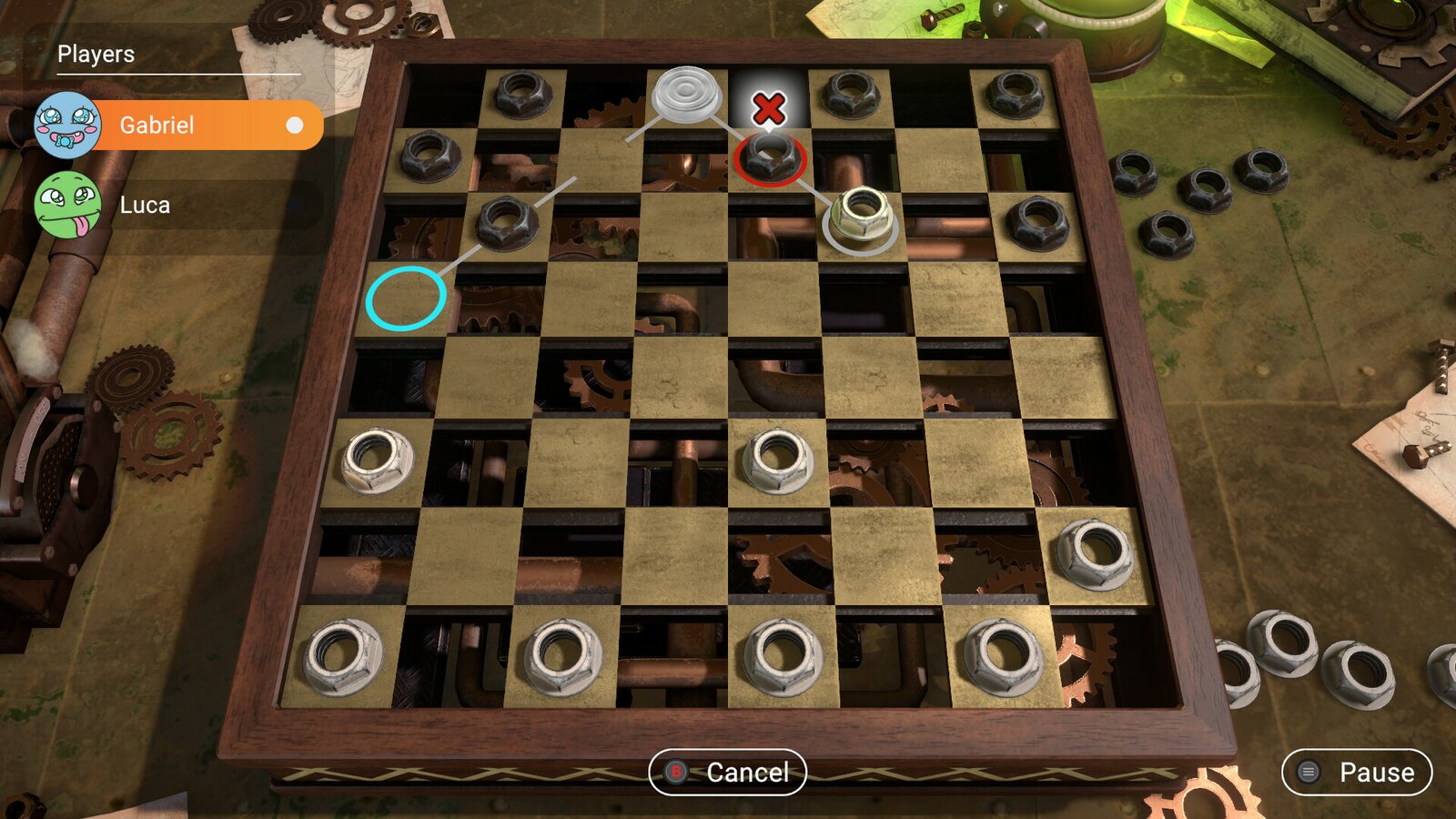 Backgammon + Checkers + Mills