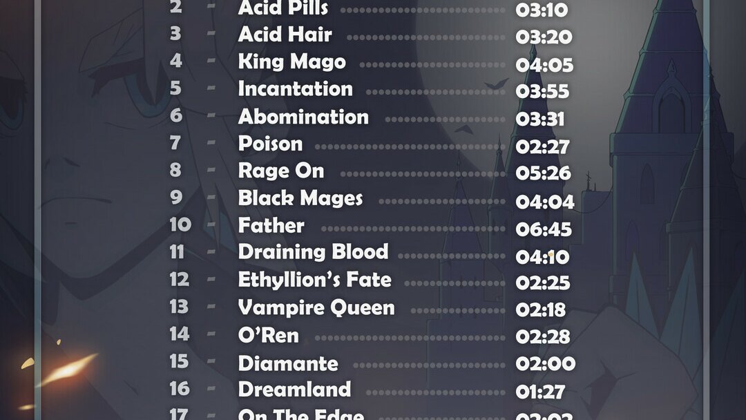 Blade Prince Academy - Soundtrack