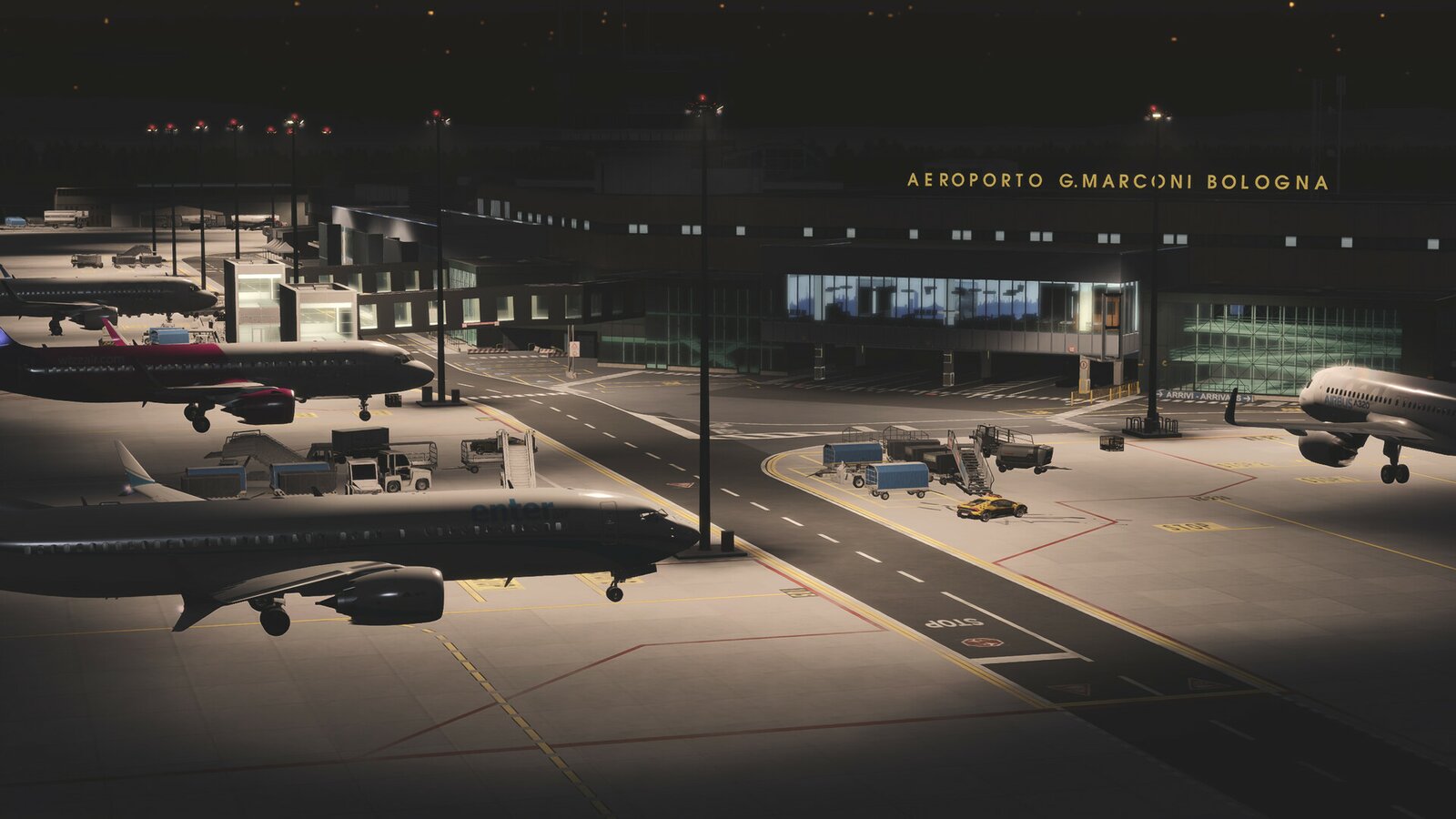 AirportSim - Bologna Airport