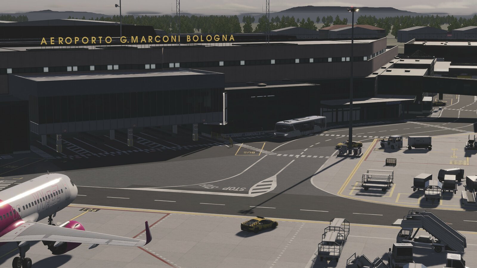 AirportSim - Bologna Airport