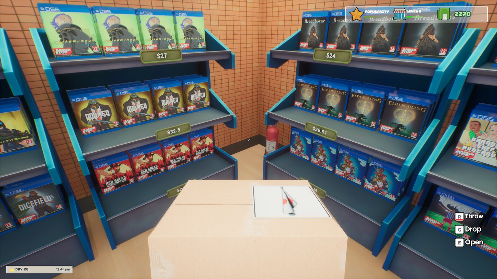 Gamer Stop Simulator