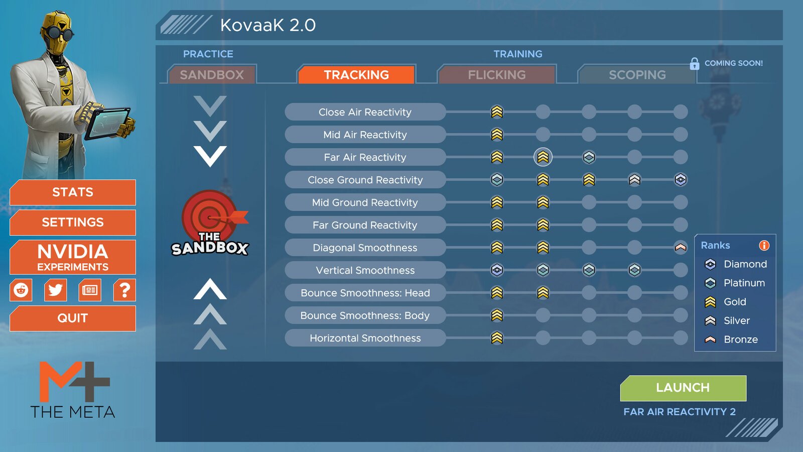 KovaaK's Tracking Trainer