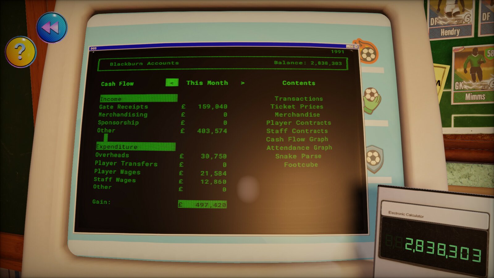 NUTMEG! A Nostalgic Deckbuilding Football Manager