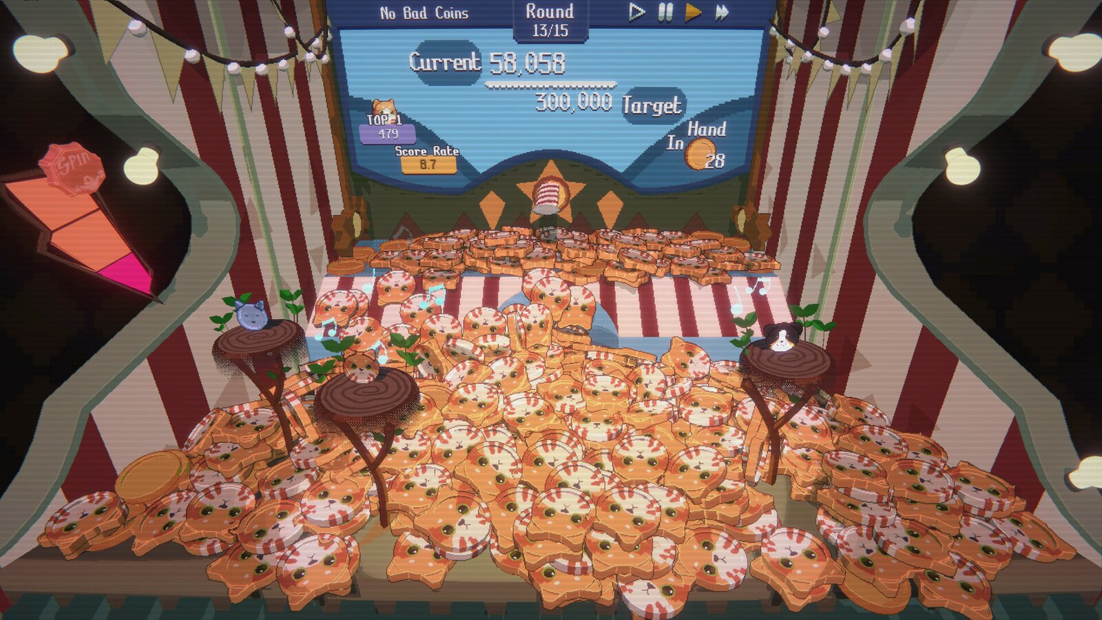 RACCOIN: Coin Pusher Roguelike