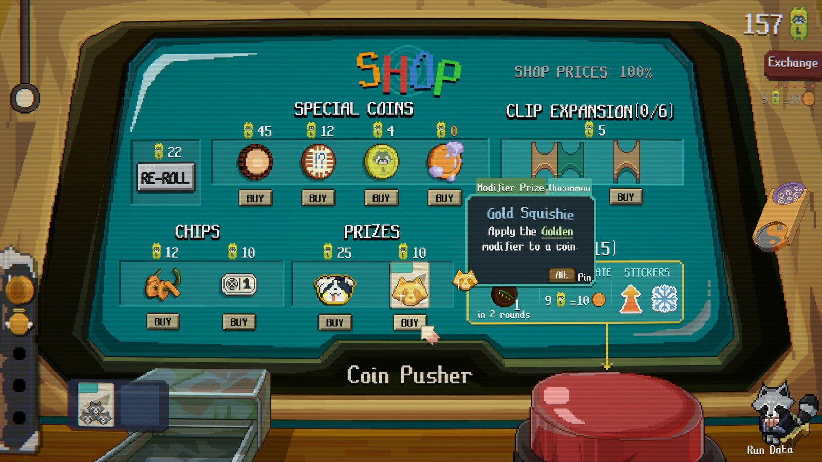 RACCOIN: Coin Pusher Roguelike