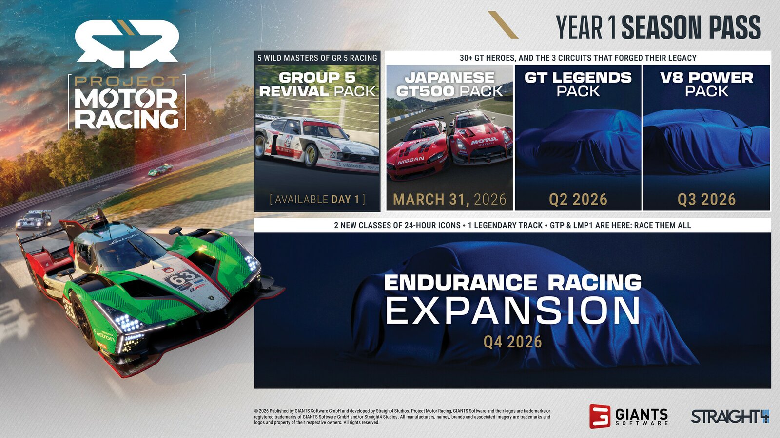 Project Motor Racing - Year 1 Season Pass