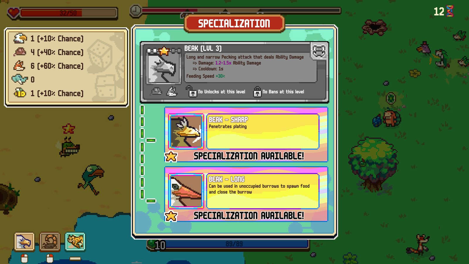 Everything is Crab: The Animal Evolution Roguelite