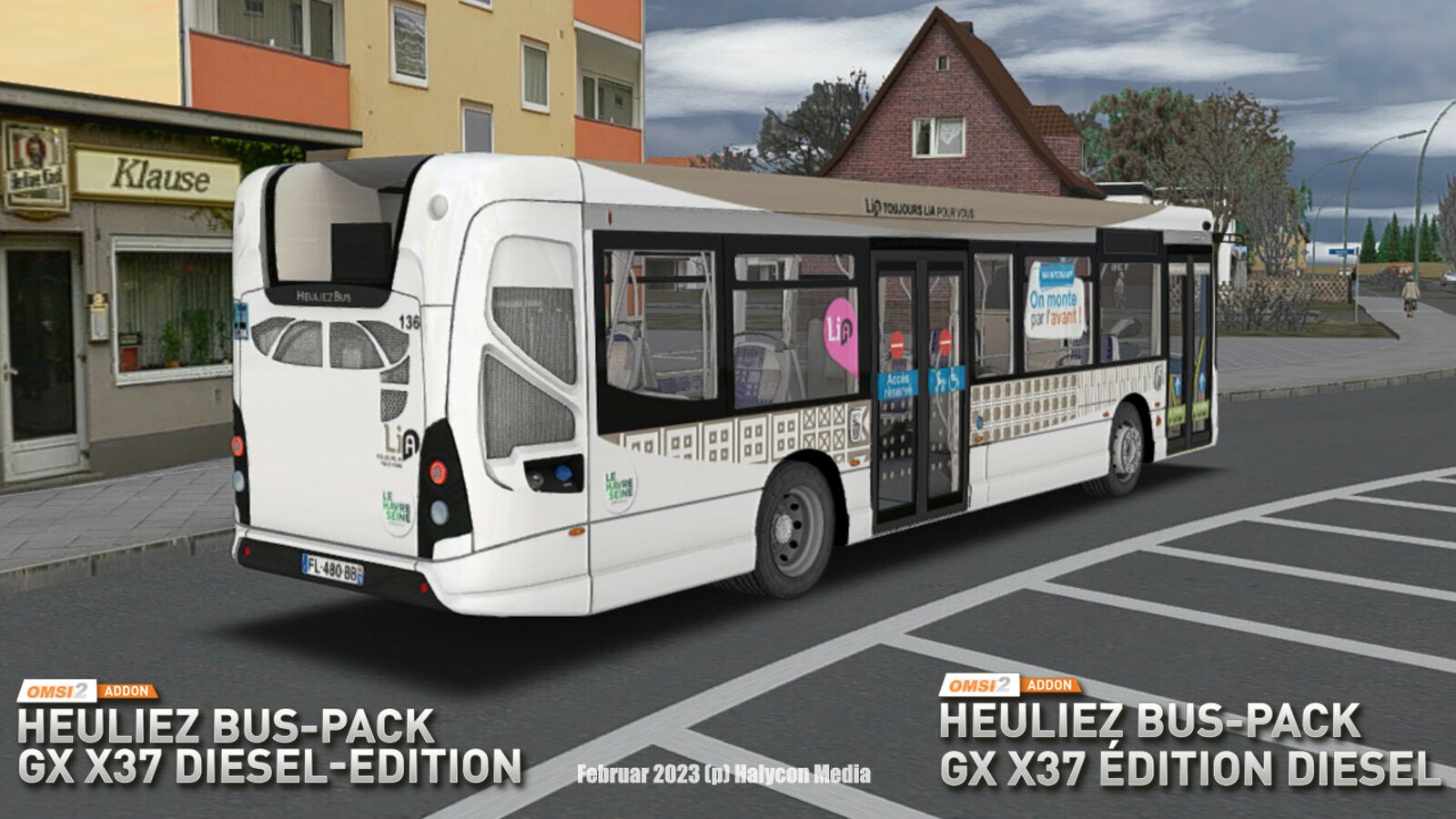 OMSI 2 - Add-on Heuliez Bus Pack GX x37 Diesel Edition
