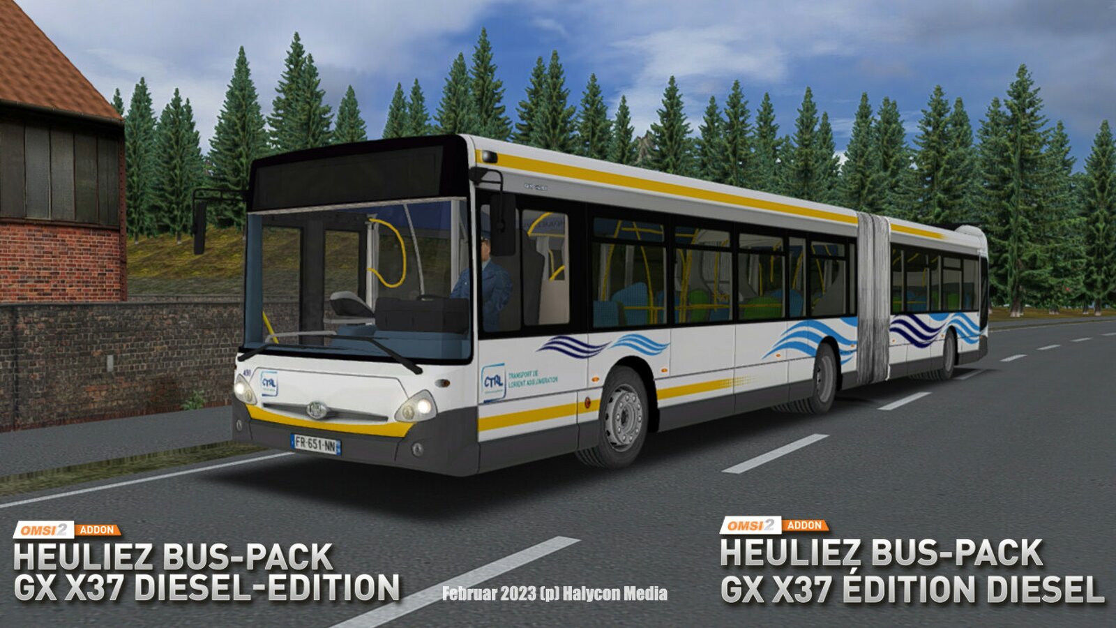 OMSI 2 - Add-on Heuliez Bus Pack GX x37 Diesel Edition