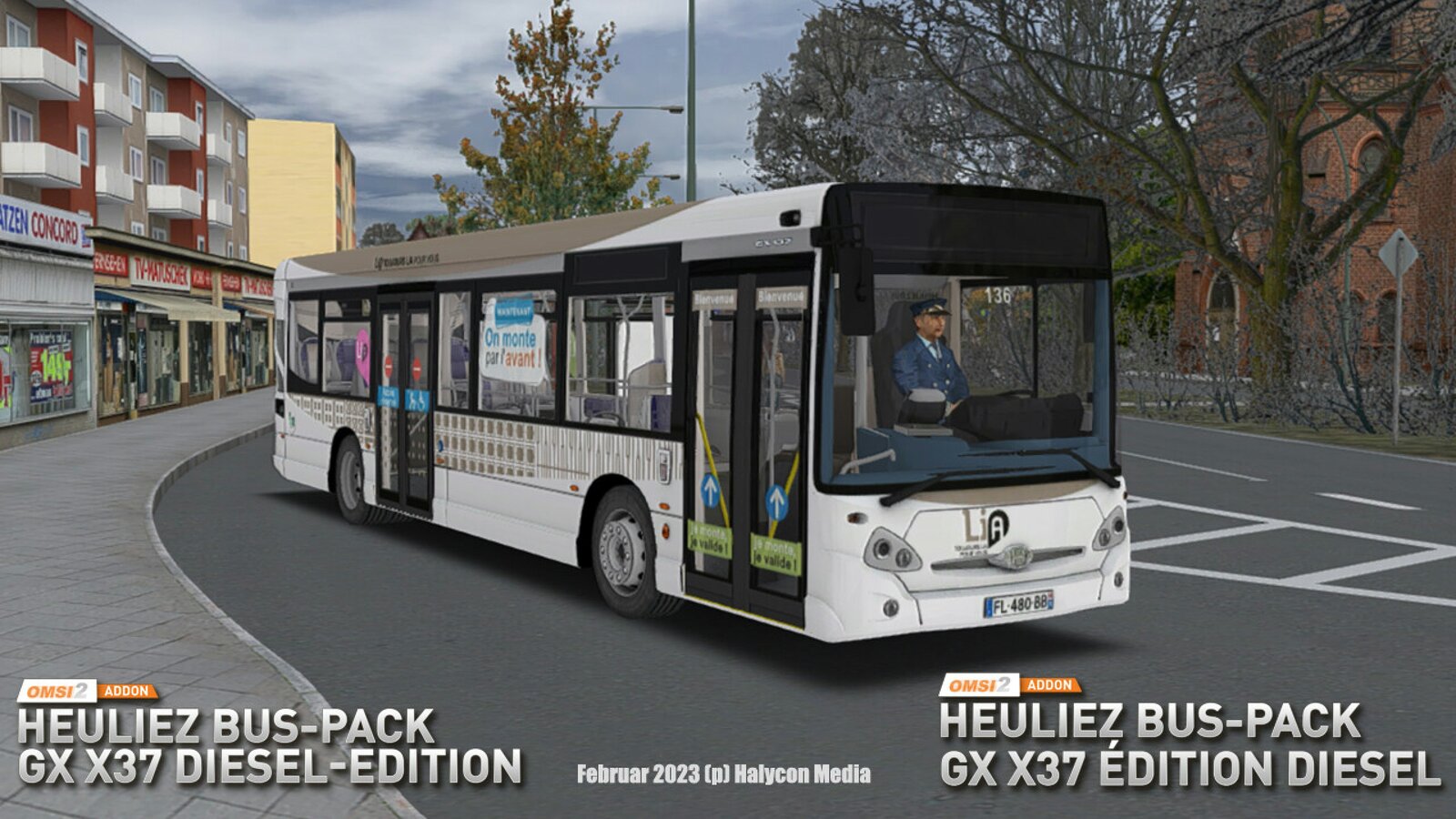 OMSI 2 - Add-on Heuliez Bus Pack GX x37 Diesel Edition