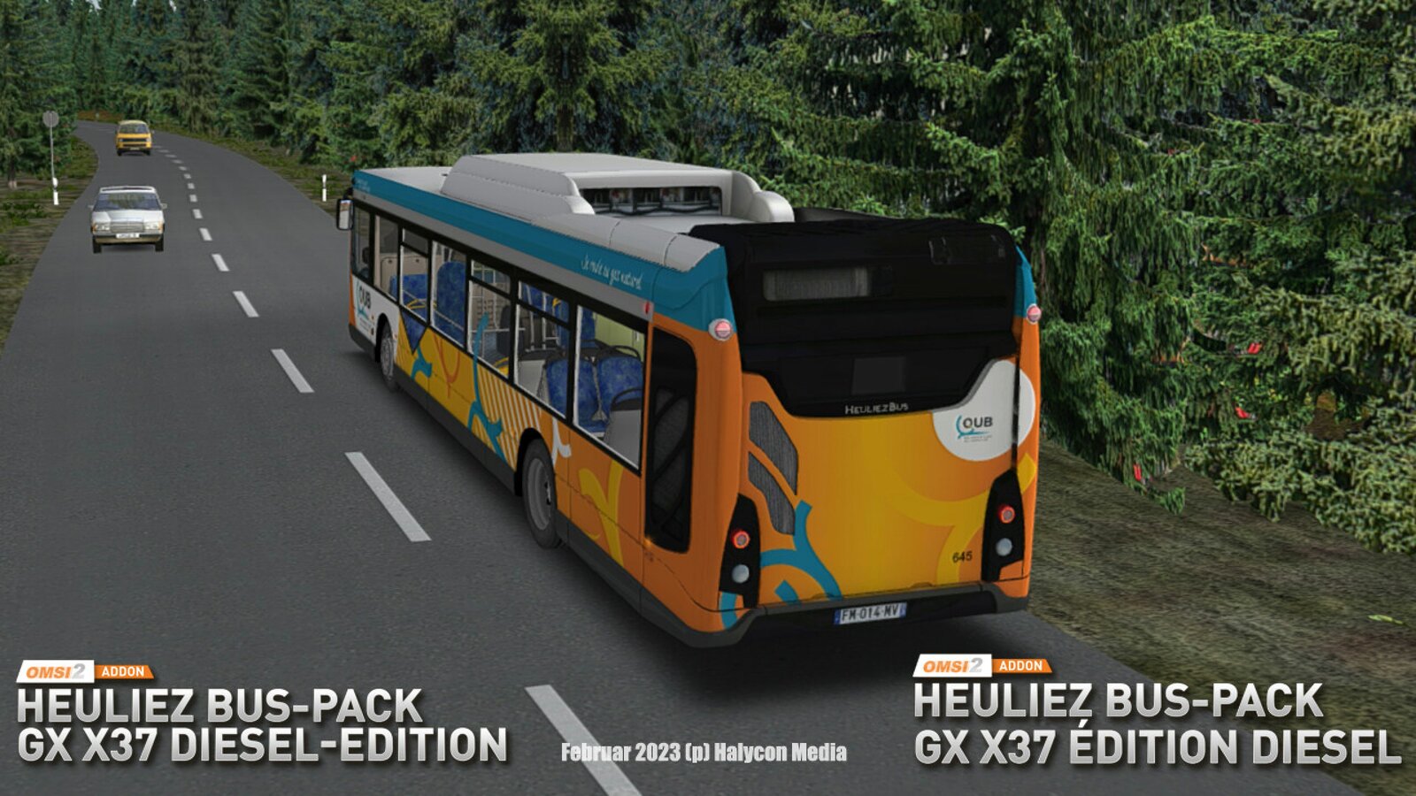OMSI 2 - Add-on Heuliez Bus Pack GX x37 Diesel Edition