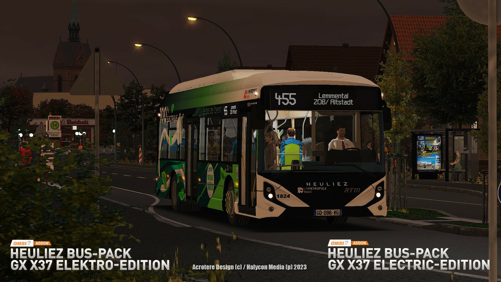 OMSI 2 - Add-on Heuliez Bus-Pack GX x37 Electric Edition