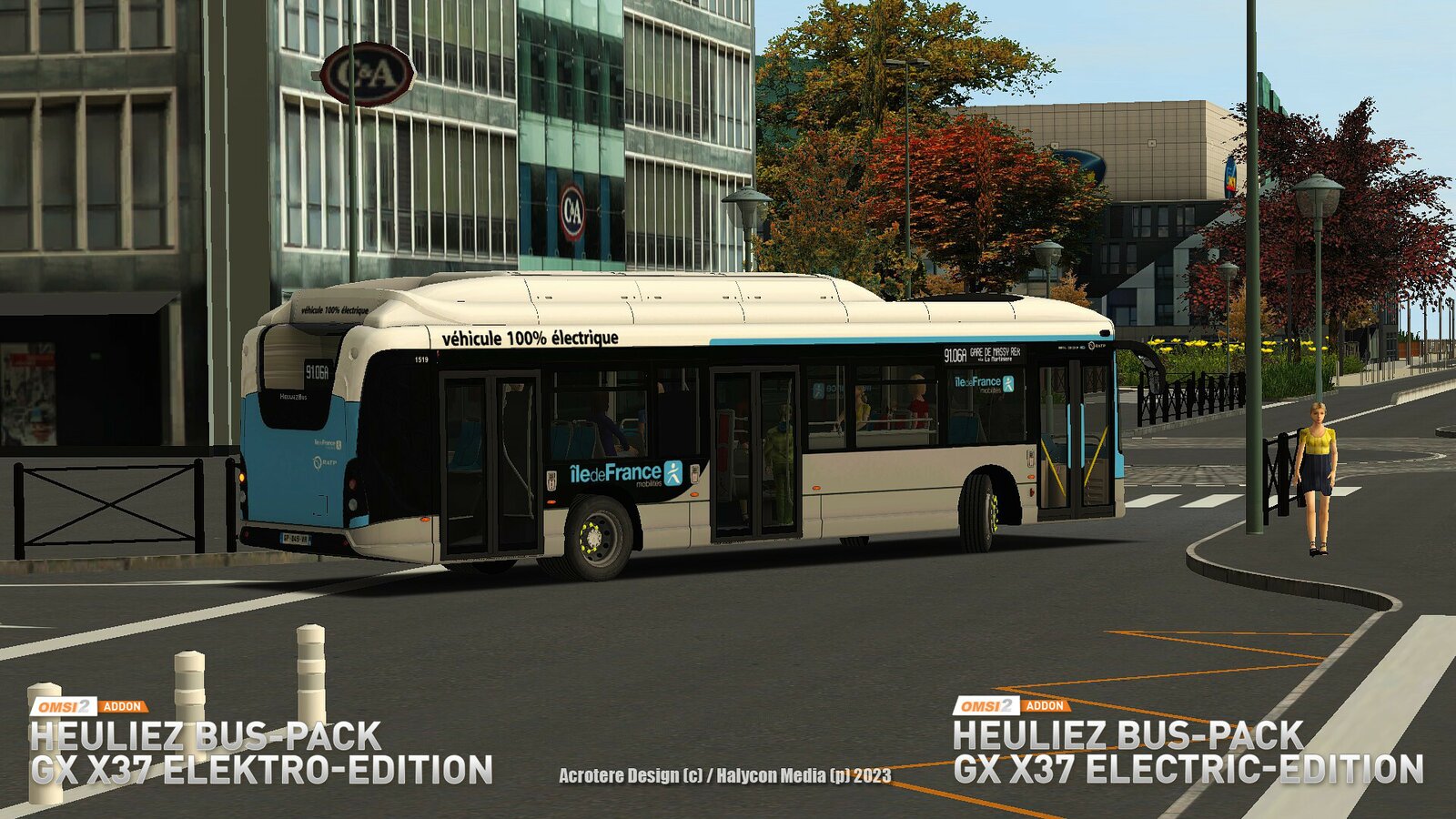 OMSI 2 - Add-on Heuliez Bus-Pack GX x37 Electric Edition