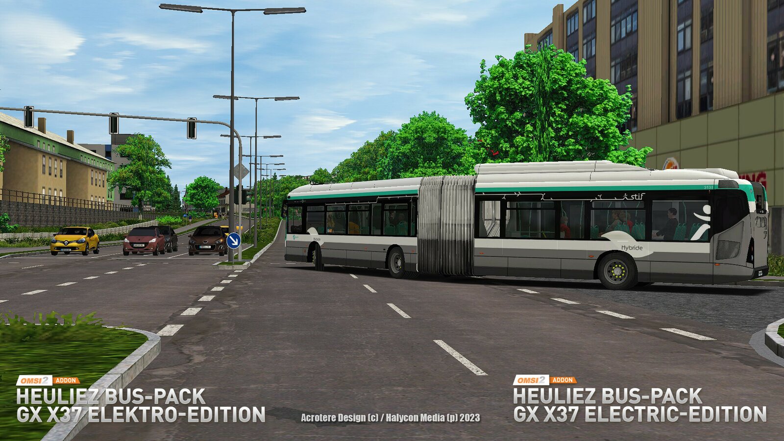 OMSI 2 - Add-on Heuliez Bus-Pack GX x37 Electric Edition