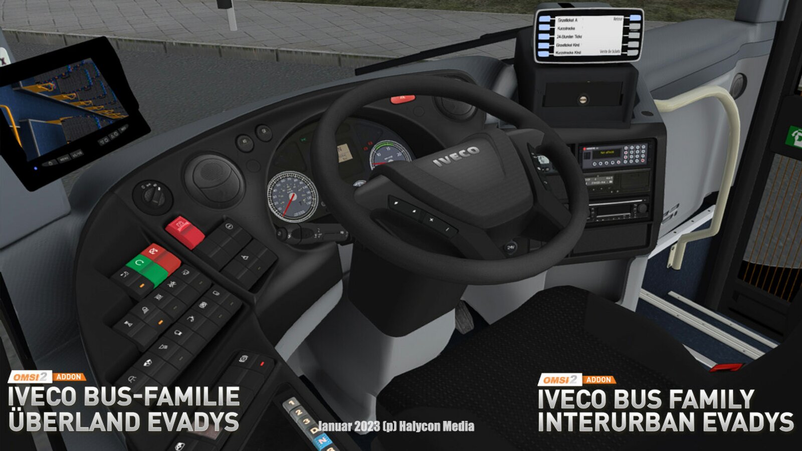 OMSI 2 - Add-on IVECO Bus-Familie Überland Evadys