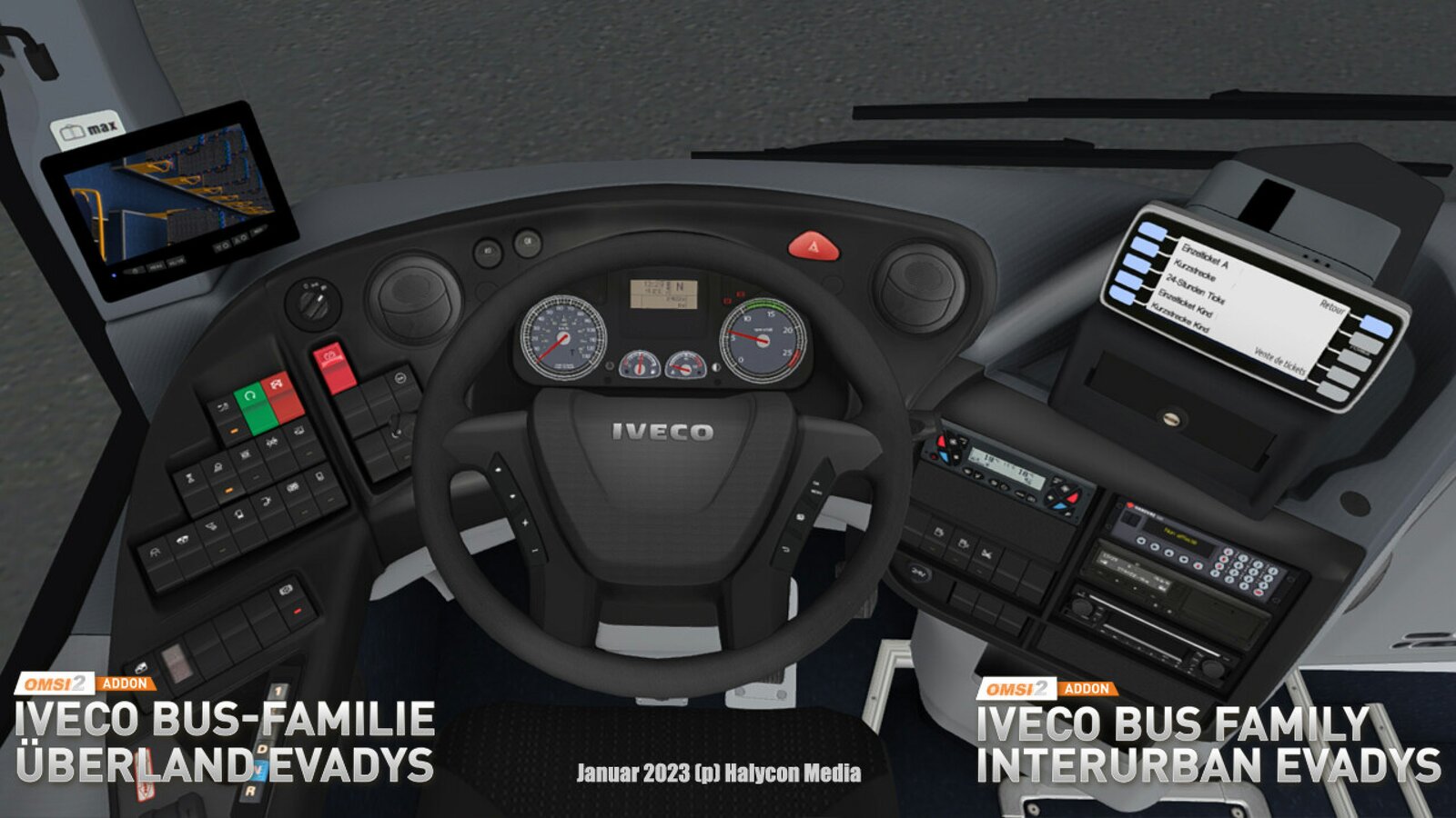 OMSI 2 - Add-on IVECO Bus-Familie Überland Evadys