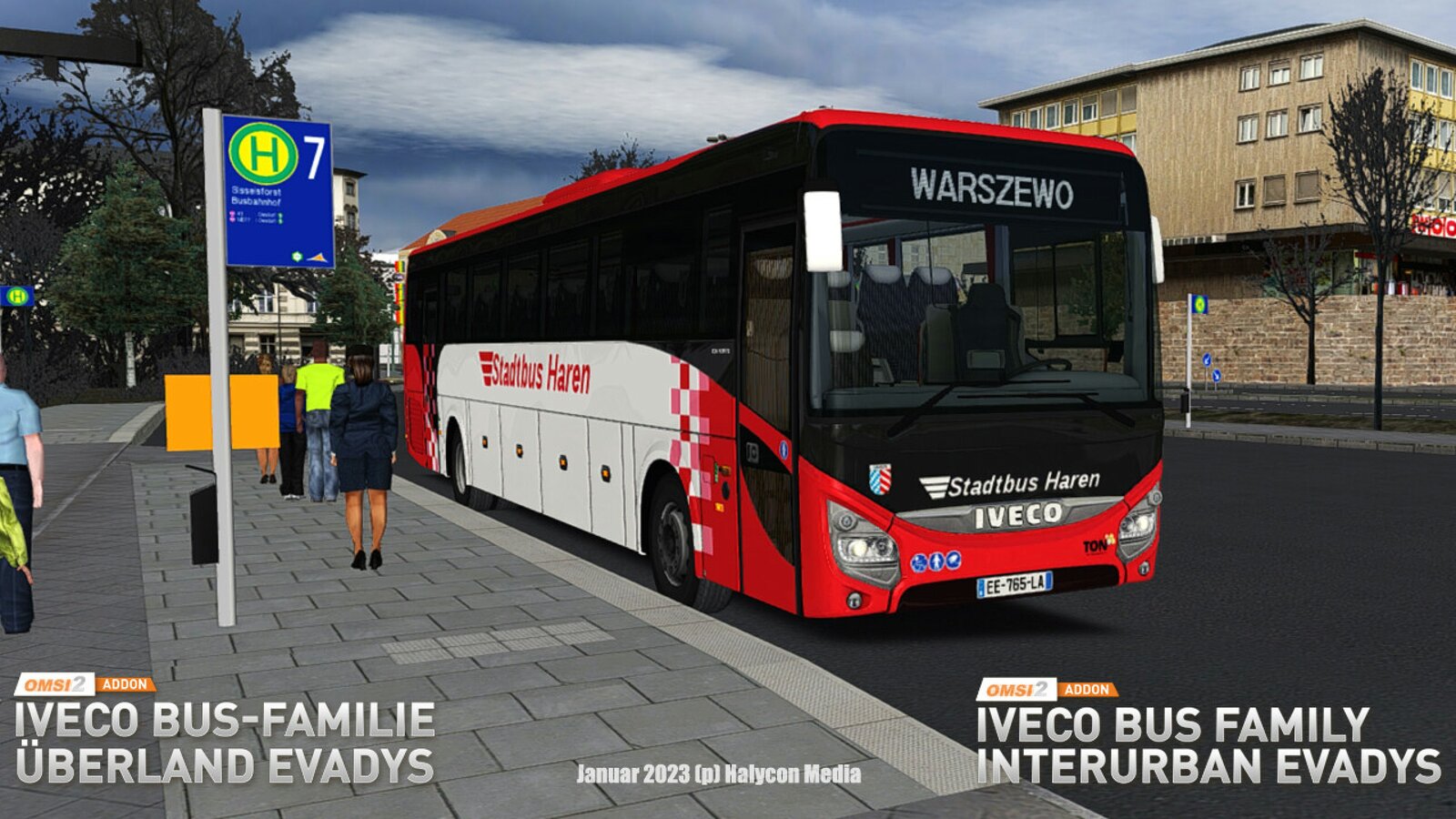 OMSI 2 - Add-on IVECO Bus-Familie Überland Evadys