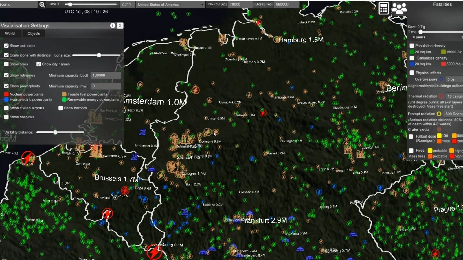 Nuclear War Simulator